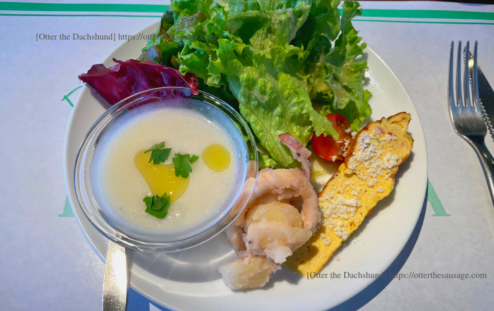 photo_犬と旅行_犬連れ旅行_Á FENESTELLA TRATTORIA E PIZZERIA_ア　フェネステッラ_軽井沢_犬連れランチ_イタリアン_ピッザリア_ランチ_前菜